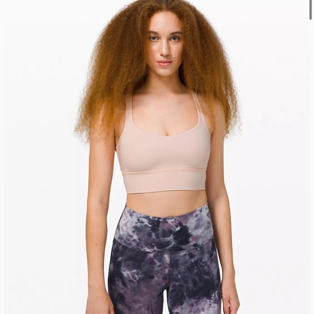 Lululemon Free To Be Long Line * Feather Pink